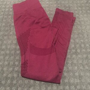 Red leggings